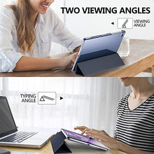 Load image into Gallery viewer, ProElite Smart Flip Case Cover for Lenovo Tab M10 FHD Plus 10.3" X606V /TB-X606/TB-X606X, Translucent Back with Stylus Pen, Navy Blue