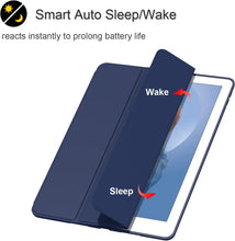 Load image into Gallery viewer, ProElite Cover for Apple iPad Air 3 10.5 inch Case Cover, Smart Flip Case Cover for Apple iPad Air 3/Pro 10.5" with Pencil Holder and Flexible Back, Dark Blue