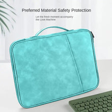 Load image into Gallery viewer, ProElite Polyster Tablet sleeve Case upto 11.5 inch for iPad 10.2/10.9/Pro 11/Lenovo/Galaxy Tab A9 Plus/S7/S8/S9/Realme Pad 2/Redmi Pad/Honor Pad X9/Mi pad 6/Moto Tab G62/Oneplus Pad Tablet, Sea Green