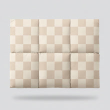 Load image into Gallery viewer, ProElite Puffy Laptop Sleeve for 16-inch MacBook Pro Puffer Laptop Carrying Case, Pillow Pouch Compatible MacBook Pro 16 inch - Neutral Checker