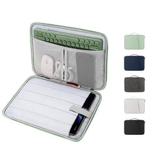 Load image into Gallery viewer, ProElite Polyster Tablet Sleeve Case Upto 11.5 inch for iPad 10.2/10.9/Pro 11/Lenovo/Galaxy Tab A9 Plus/S7/S8/S9/Realme Pad/Redmi Pad/Honor Pad X9/Mi pad 6/Moto Tab G62/Oneplus Pad Tablet, Dark Grey