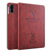 Load image into Gallery viewer, ProElite Case Cover for Redmi Pad SE 11 inch Case, Deer Flip case Cover for Redmi Pad SE 11 inch Tablet, Wine Red