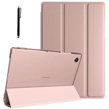 Load image into Gallery viewer, ProElite Cover for Samsung Galaxy Tab A11 Plus 11 inch Case Cover, Smart Flip Case Cover for Samsung Galaxy Tab A11+ 11 inch Translucent Back with Stylus Pen, Rose Gold
