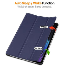 Load image into Gallery viewer, ProElite Cover for Xiaomi Mi Pad 8/8 Pro/Mi Pad 7/7 Pro 11.2 inch Cover Case, Trifold Flip Case Cover, Support Auto Sleep Wake, Dark Blue
