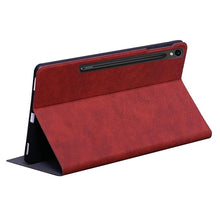 Load image into Gallery viewer, ProElite Case Cover for Samsung Galaxy Tab S10 Lite 10.9"/ Tab S9 FE 10.9 inch/Tab S10 FE/Tab S9 11 inch Case, Deer Flip case Cover with S Pen Holder, Wine Red