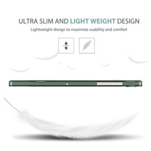 Load image into Gallery viewer, ProElite Cover for Samsung Galaxy Tab A9 Plus 11 inch Case Cover, Smart Flip Case Cover for Samsung Galaxy Tab A9+ 11 inch Translucent Back with Stylus Pen, Dark Green