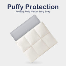 Load image into Gallery viewer, ProElite Puffy Laptop Sleeve for 16-inch MacBook Pro Puffer Laptop Carrying Case, Pillow Pouch Compatible MacBook Pro 16 inch - Beige