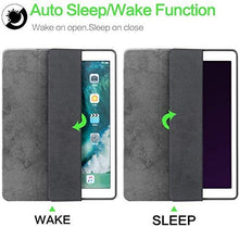 Load image into Gallery viewer, ProElite Smart PU Flip Case Cover for Apple iPad Air 11 M4/M3/M2 2026/2025/2024, iPad Air 10.9 inch 5th/4th Generation with Pencil Holder and Stylus Pen, Grey