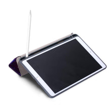 Load image into Gallery viewer, ProElite Cover for Apple iPad Air 3 10.5 inch Case Cover, Smart Flip Case Cover for Apple iPad Air 3/Pro 10.5" with Pencil Holder and Flexible Back, Marble Purple