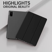 Load image into Gallery viewer, ProElite Case Cover for Redmi Pad SE 11 inch Cover, Smart Flip Case Cover for Redmi Pad SE 11 inch Translucent Back with Stylus Pen, Grey