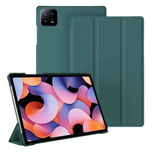 Load image into Gallery viewer, ProElite Smart Flip Case Cover for Xiaomi Mi Pad 6 11 inch, Translucent Back with Stylus Pen, Dark Green
