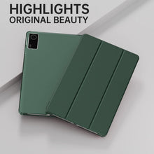 Load image into Gallery viewer, ProElite Case Cover for Redmi Pad SE 11 inch Cover, Smart Flip Case Cover for Redmi Pad SE 11 inch Translucent Back with Stylus Pen, Dark Green