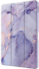 Load image into Gallery viewer, ProElite Case Cover for Motorola Pad 60 Neo 11 inch 2025 Cover, Smart Flip Case Motorola Pad 60 Neo 11 inch 2025 Tablet Translucent Back with Stylus Pen, Marble Purple