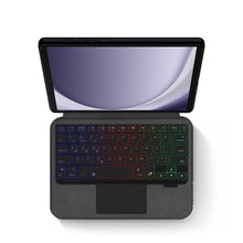 Load image into Gallery viewer, ProElite Wireless Bluetooth TouchPad Keyboard Case for Samsung Galaxy Tab A11 8.7 inch/A9 8.7 inch, Wireless Bluetooth TouchPad Keyboard Built-in 7-Colors Backlit, Black