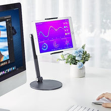 Load image into Gallery viewer, ProElite Mutli Angle Aluminum Tablet Stand Desk Holder for Apple iPad, iPhones, Galaxy Tab, Xiaomi Pad, Redmi Pad, Oneplus Pad,Lenovo Tab, Kindle Upto 12.9 inch, White