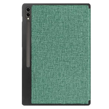 Load image into Gallery viewer, ProElite Cover for Samsung Galaxy Tab S9 FE+/S9 Plus/S10+ 12.4" Case, PU Smart Flip case Cover for Samsung Galaxy Tab S9 FE Plus/S9 Plus/S10 Plus 12.4 inch, Dark Green