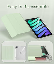 Load image into Gallery viewer, ProElite Sliding Detachable Smart Flip Case Cover for Apple iPad Air 5th/4th Gen 10.9 inch with Pencil Holder, Grey