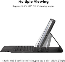 Load image into Gallery viewer, ProElite TouchPad Keyboard case for Lenovo Tab 10.1 inch 2025, Magnetic Detachable Wireless Bluetooth TouchPad Keyboard Lenovo Tab 10.1 inch 2025 Built-in 7-Colors Backlit, Lavender