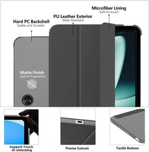 Load image into Gallery viewer, ProElite Cover for OnePlus Pad Go 11.35 inch Case Cover, Transparent Flip Case Cover for OnePlus Pad Go 11.35 inch 2023 with Stylus, Support Auto Sleep Wake, Grey