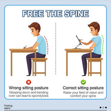 Load image into Gallery viewer, ProElite Tablet Stand, Adjustable Tablet Holder for Desk,Foldable Aluminium for iPad Stand Dock Holder iPad Air 5/4/Mini/10.2/Pro 12.9/Pro 11, Galaxy Tab Ultra, Lenovo Tab,Surface (4-13 inch)-Silver