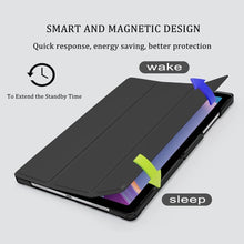 Load image into Gallery viewer, ProElite Smart Flip Case Cover for Xiaomi Mi Pad 6 11 inch, Translucent Back with Stylus Pen, Black