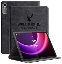Load image into Gallery viewer, ProElite Cover for Lenovo P11 2nd Gen 11.5 inch Case, Deer Flip case Cover for Lenovo Tab P11 2nd Gen 11.5 inch Tablet, Black