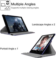 Load image into Gallery viewer, ProElite Cover for Apple iPad 10.2 Case Cover, 360 Rotatable Smart Flip Case Cover for Apple iPad 10.2 inch 9th/8th/7th Generation with Stylus Pen, Flowers