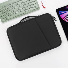 Load image into Gallery viewer, ProElite Nylon Tablet sleeve Case Cover 12" to 13" Tablets for Samsung Galaxy Tab S7 Plus/S8 Plus/S9 Plus/S7 FE 12.4", Apple iPad Pro 12.9",Lenovo Tab P12, Microsoft Surface Pro 4/5/6/7/8/9, Dark Grey