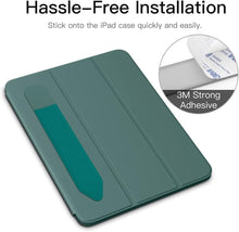 Load image into Gallery viewer, ProElite Pencil Holder Sleeve for Apple Pencil 1st/2nd Gen, Elastic Pencil Pouch Leather Adhesive Sleeve Fit iPad 10th Generation 2022, iPad 9th/8th Gen, iPad Air 5/4, iPad Pro 11/12.9, Dark Green