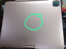 Load image into Gallery viewer, {Refurbished} ProElite 360 Degree Rotatable Wireless Bluetooth TouchPad Keyboard Case Cover for Apple iPad Pro 13 inch 2024/2025 M4/M5, Built-in 7-Colors Backlit, Rose Gold