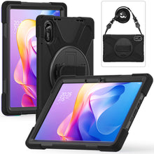 Load image into Gallery viewer, ProElite for Xiaomi Redmi Pad 2 11 inch Case, Rugged 3 Layer Armor case Cover for Xiaomi Redmi Pad 2 11 inch Case with Hand Grip and Rotating Kickstand with Shoulder Strap, Black