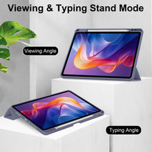 Load image into Gallery viewer, ProElite Case Cover for Xiaomi Redmi Pad 2 11 inch Cover, Transparent Flip Case for Xiaomi Redmi Pad 2 11 inch Case Cover with Pen Holder, Lavender