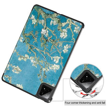 Load image into Gallery viewer, ProElite Cover for Xiaomi Mi Pad 8/8 Pro/Mi Pad 7/7 Pro 11.2 inch Cover Case, Trifold Flip Case Cover, Support Auto Sleep Wake, Flowers