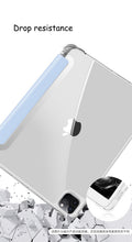 Load image into Gallery viewer, ProElite Smart Flip Case Cover for Apple iPad Air 11, Air 5th/4th Gen 10.9 inch, Clear Soft Back with Pencil Holder, Black
