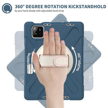 Load image into Gallery viewer, ProElite Cover for Xiaomi Mi Pad 7/7 Pro 11.2 inch Case, Rugged 3 Layer Armor case for Xiaomi Mi Pad 7/7 Pro with Hand Grip and Rotating Kickstand with Shoulder Strap & Pen Holder, Cornflower Blue