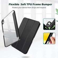 Load image into Gallery viewer, ProElite Case Cover for Apple iPad (A16) 11th/10th Generation (2025/2022), Transparent case Cover with Pencil Holder for iPad 11th/10th Gen 2025/2022, Black