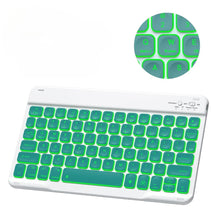 Load image into Gallery viewer, ProElite Keyboard case for Samsung Galaxy Tab S11 11 inch with Pen Holder, Magnetic Detachable Wireless Bluetooth Keyboard Case Built-in 7-Colors Backlit, Dark Green