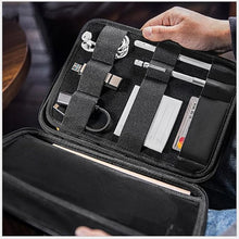 Load image into Gallery viewer, {Refurbished} ProElite Hard Shell Tablet Sleeve Case 12" to 13" for Galaxy Tab S7+/S8+/S9+/S7 FE, Apple iPad Pro 12.9, Lenovo Tab P12, Microsoft Surface Pro 4/5/6/7/8/9, with Accessories Compartment, Dark Green