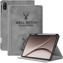 Load image into Gallery viewer, ProElite Case Cover for OnePlus Pad 4 13.2 inch 2026 Case, Deer Flip case Cover for OnePlus Pad 4 13.2 inch 2026 Case with Pen Holder, Grey