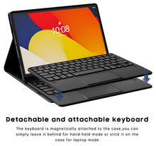 Load image into Gallery viewer, ProElite TouchPad Keyboard case for Moto Pad 60 Pro 12.7 inch 2025, Magnetic Detachable Wireless Bluetooth TouchPad Keyboard for Moto Pad 60 Pro 12.7" 2025 with Built-in 7-Colors Backlit, Dark Green