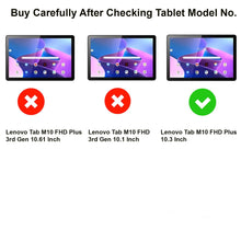 Load image into Gallery viewer, ProElite Ultra Sleek Smart Flip Case Cover for Lenovo Tab M10 FHD Plus X606V / TB-X606F / TB-X606X 10.3 inch Tablet (Black)