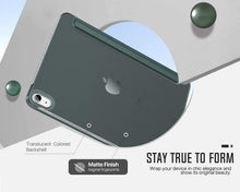 Load image into Gallery viewer, ProElite Case for iPad Air 11 Inch M4/M3/M2 2026/2025/2024, Air 5th Gen 2022/iPad Air 4th Gen 2020 10.9 Inch, Slim Hard PC Translucent Back Shell Smart Cover Fit iPad Air 11 M3/M2 & Air 10.9 Case, Dark Green