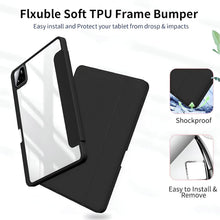 Load image into Gallery viewer, ProElite Cover for Xiaomi Mi Pad 7/7 Pro 11.2 inch case Cover, Transparent Flip Case for Xiaomi Mi Pad 7/7 Pro 11.2 inch with Pen Holder (Supports Auto Sleep Wake Function), Eiffel