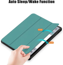 Load image into Gallery viewer, ProElite Cover for Samsung Galaxy Tab S9 FE Plus/S10+ 12.4 inch Cover Case, Smart Trifold Flip case Cover for Samsung Galaxy Tab S9 FE+/S10+ 12.4 inch Support S Pen Magnetic Attachment, Dark Green