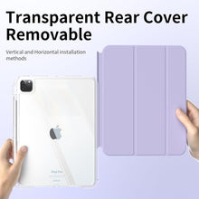 Load image into Gallery viewer, ProElite Cover for Apple iPad Pro 11 inch 2024/2025 M4/M5 5th/6th Gen Case, Sliding Detachable Smart Flip Case Cover for Apple iPad Pro 11 inch 2024/2025 M4/M5 5th/6th Gen with pencil holder, Lavender