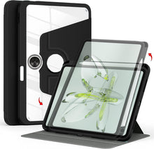 Load image into Gallery viewer, ProElite Case Cover for OnePlus Pad Go 11.35 inch Cover, 360 Degree Rotatable Smart Flip Case for OnePlus Pad Go 11.35 inch, Transparent Back with Pen Holder, Black (Will NOT FIT OnePlus Pad 11.6)