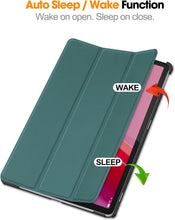 Load image into Gallery viewer, ProElite Cover for Lenovo M11 11 inch Case Cover, Trifold Flip Case Cover for Lenovo Tab M11 11 inch, Dark Green