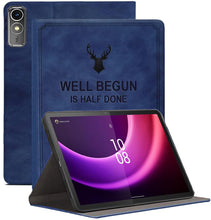 Load image into Gallery viewer, ProElite Cover for Lenovo P11 2nd Gen 11.5 inch Case, Deer Flip case Cover for Lenovo Tab P11 2nd Gen 11.5 inch Tablet, Dark Blue