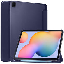 Load image into Gallery viewer, ProElite Cover for Samsung Galaxy Tab S6 Lite 10.4 inch Case, Smart Flip Case Cover for Samsung Galaxy Tab S6 Lite 10.4 inch, Translucent Back with S Pen Holder, Dark Blue