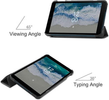 Load image into Gallery viewer, ProElite Case Cover for Nokia Tab T10 8 inch Case, Smart Trifold Flip case Cover for Nokia Tab T10 8 inch Tablet, Hippy